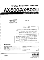 Yamaha AX-500-Service-Manual 